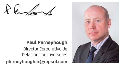 Paul Ferneyhough - Director Corporativo de Relación con Inversores