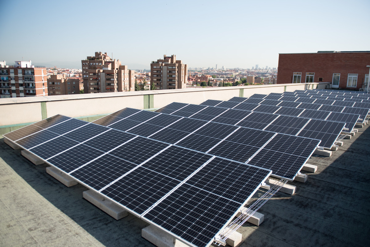 Placas solares colegio San Viator (Madrid)